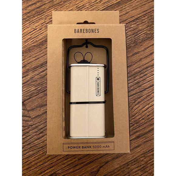 Barebones Living Power Bank 5000 mAH 3.6V, 5000mAh 18Wh LIV-138 Vintage White